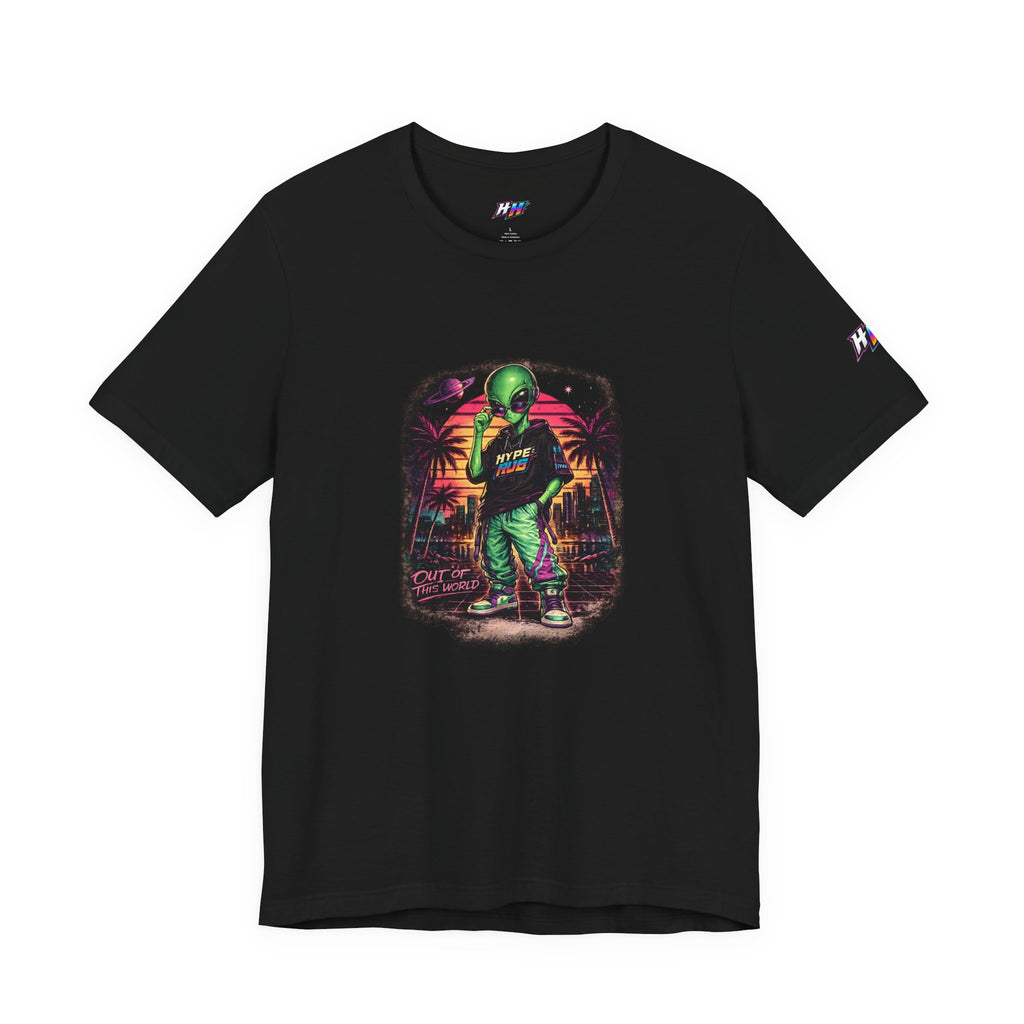 Alien Tee — Retro Vaporwave Skate Shirt